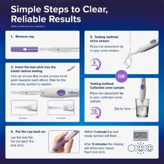 Clearblue Advanced Digital Ovulation Test + 1 Pregnancy Test - 15ct image {13}