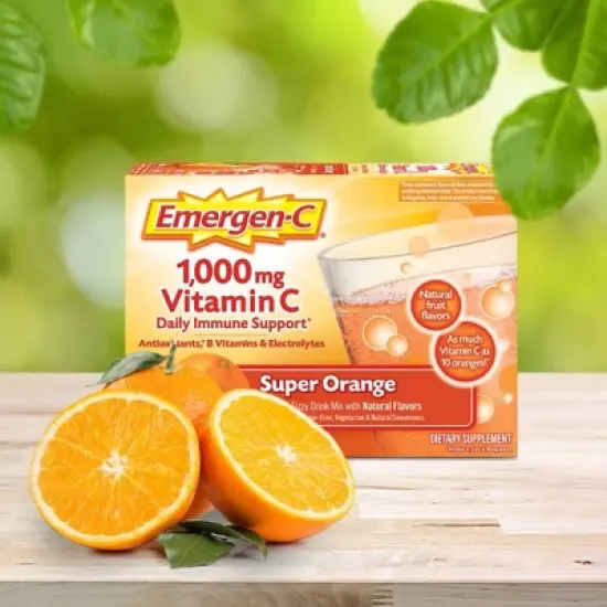 Emergen-C Vitamin C Drink Mix Packets - Super Orange image {8}