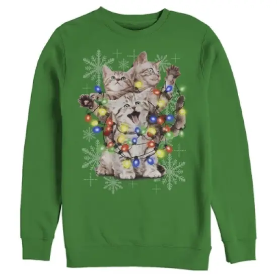 Men's Lost Gods Kitten Lights Sweatshirt image {5}