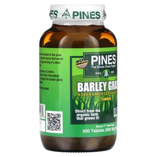 Pines International Barley Grass, 500 Tablets image {3}