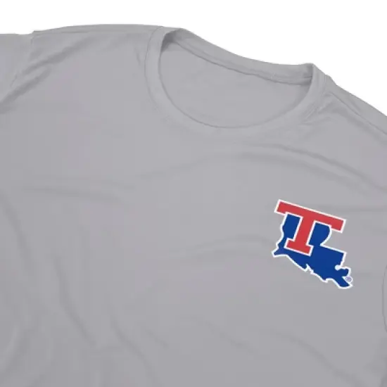 Men's Louisiana Tech University Men's Sport Active T-Shirt Left Chest Logo image {4}