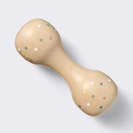 Wooden Baby Rattle - Dots - Cloud Island&trade; image {3}