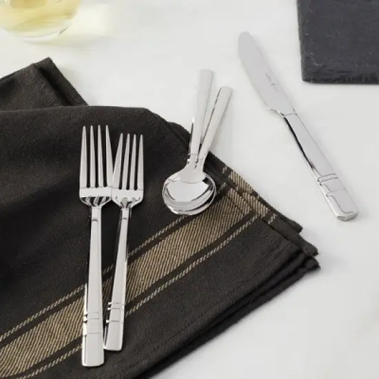 Henckels Madison Square 20-pc 18/10 Stainless Steel Flatware Set image {1}