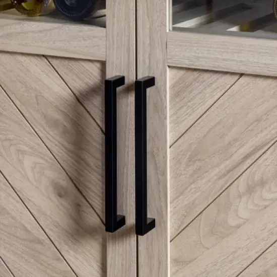 68" Boho Modern Tall Storage Wood Cabinet - Saracina Home image {9}