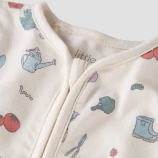 little Planet By Carter's Baby Spring Moss Garden Sleep N' Play - Beige Newborn image {1}