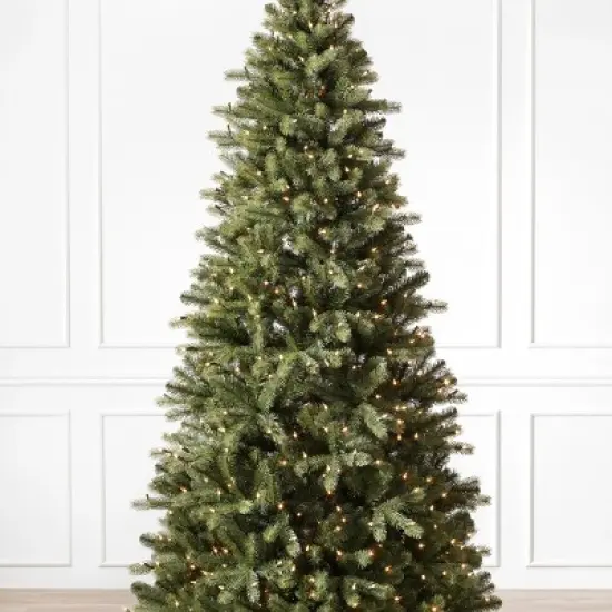 Balsam Hill Pre-Lit Bellevue Spruce Artificial Christmas Tree image {1}