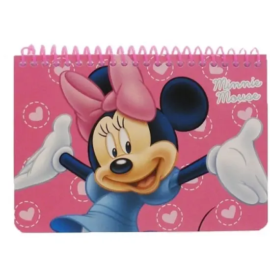 Minnie Mouse Disney Pink Spiral Autograph Book image {1}
