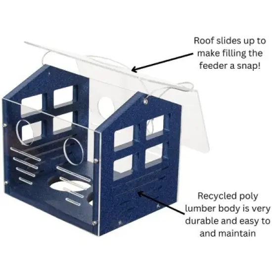JCS Wildlife Enclosed Bluebird Feeder 2.0 image {4}