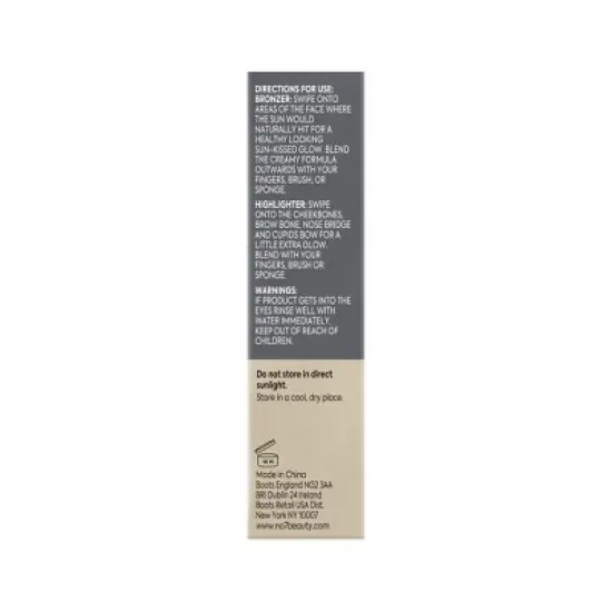 No7 Pro Artist Bronzer Highlighter Multistick Deep Bronze + Golden Glow - 0.21oz image {5}