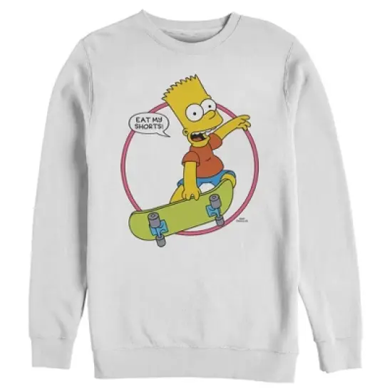 Men's The Simpsons Eat My Shorts Sweatshirt image {3}
