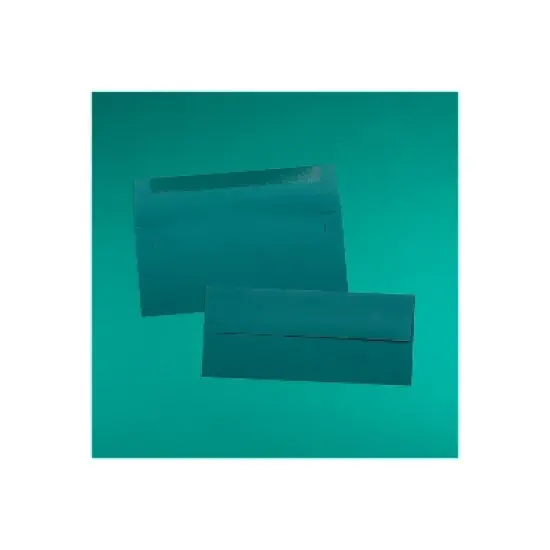 JAM Paper #10 Business Envelopes 4.125 x 9.5 Teal 63924024 image {3}