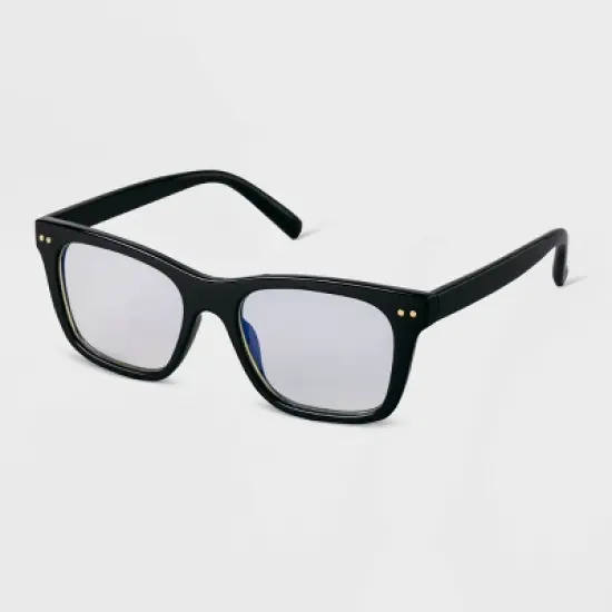 Women's Angular Square Blue Light Filtering Reading Glasses - A New Day&trade; image {1}