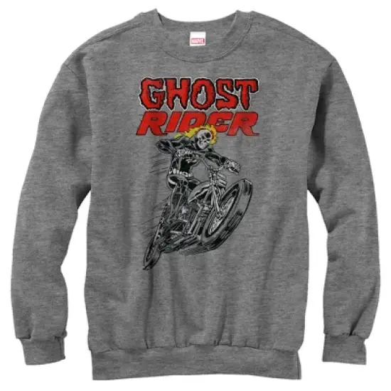 Men's Marvel Ghost Rider Flames Sweatshirt image {5}