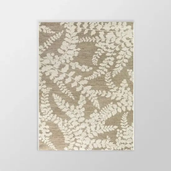 Botanical Outdoor Rug Tan - Smith & Hawken&trade; image {1}