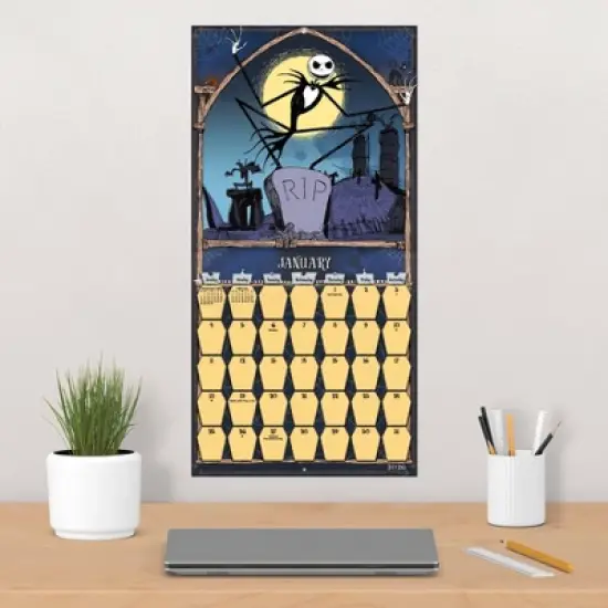 Disney 2026 Nightmare Before Christmas 12"x12" Wall Calendar image {4}