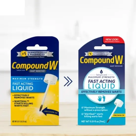Compound W Maximum Strength Fast Acting Liquid Wart Remover - 0.31 fl oz image {1}