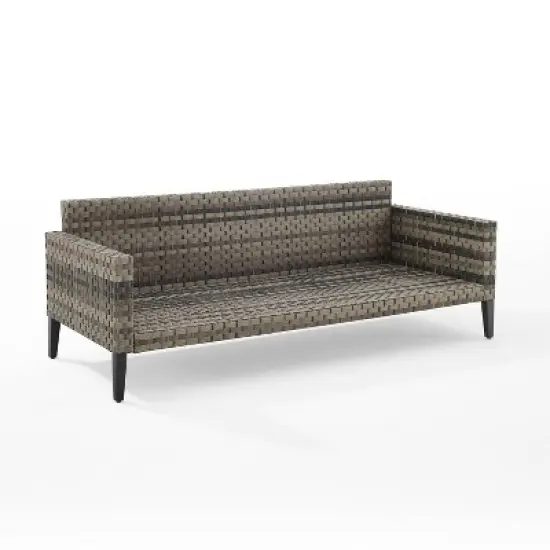 Prescott Outdoor Wicker Sofa - Crosley
 image {7}
