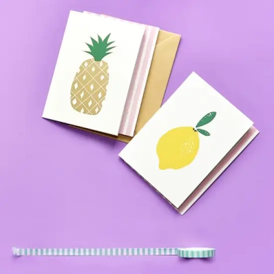 Outshine Co Blank Note Cards with Envelopes and Seals in Storage Box image {11}