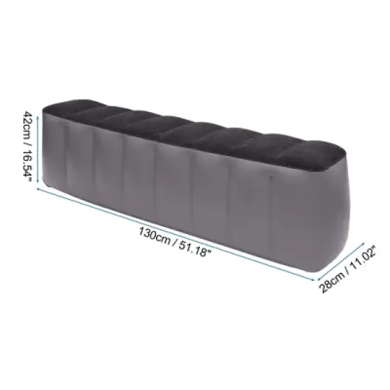 Unique Bargains Car Air Inflation Mattress Black Gray image {3}