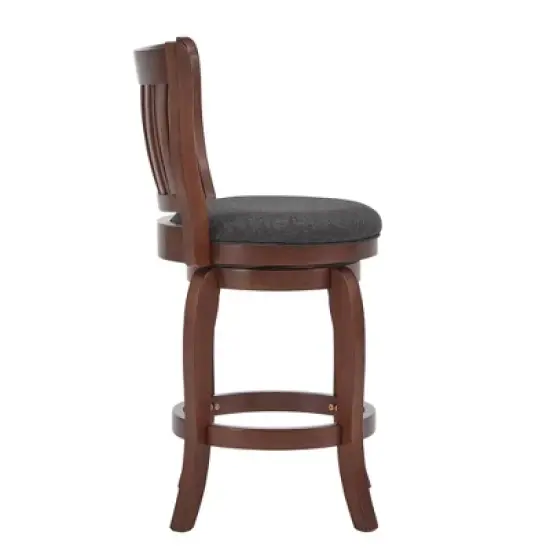 24" Tracee Swivel Counter Height Barstool - Inspire Q image {2}