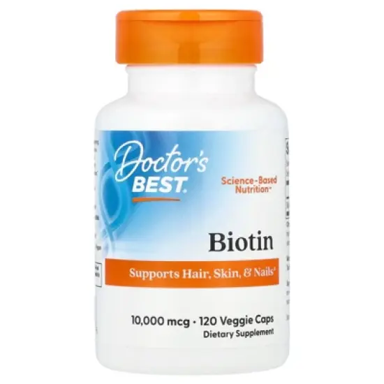Doctor's Best Biotin, 10,000 mcg, 120 Veggie Caps image {4}
