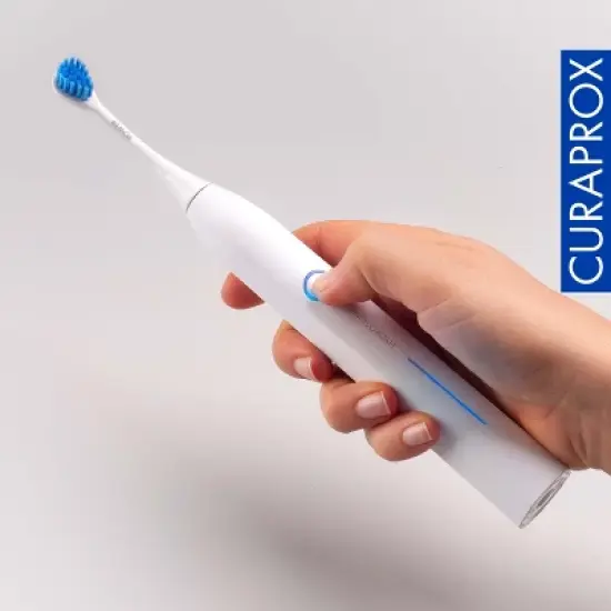 Curaprox Hydrosonic Power Duo Brush Heads, 2-Pack for Deep, Targeted Cleaning image {5}