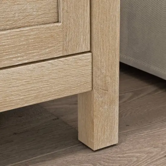 Bridge Acre Rustic Farmhouse Side Table Orchard Oak - Sauder. image {2}
