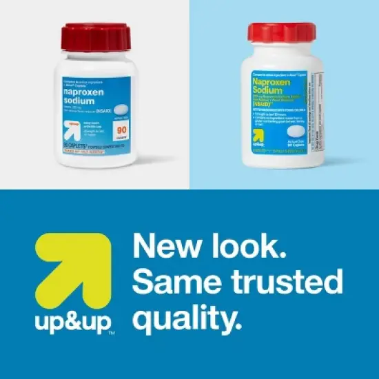 Naproxen NSAID Sodium Tablets - 90ct - up&up&trade; image {3}