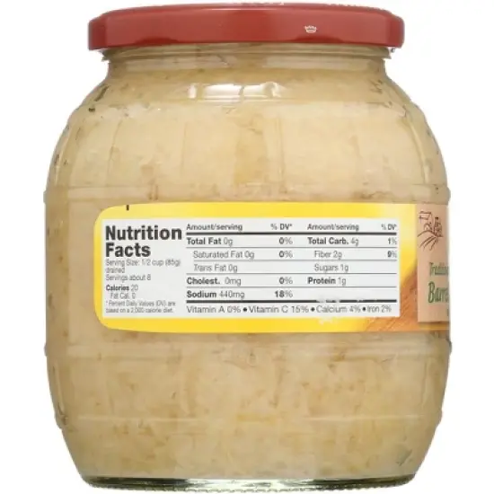 Kuhne Traditional Barrel Sauerkraut - Case of 6/28.5 oz image {3}