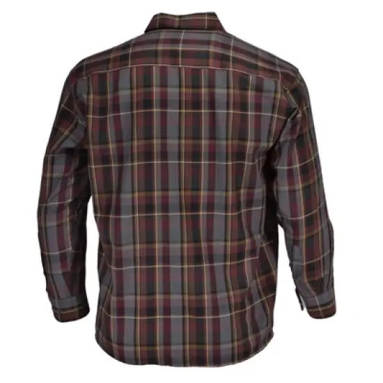 Falcon Bay Men's Two Pocket Button Front Sport Shirt | Brown image {2}