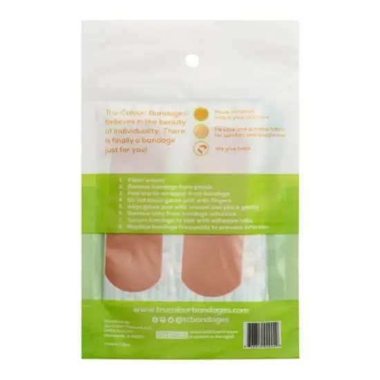 Tru-Colour Skin Tone Shade Adhesive Strips, Olive image {1}