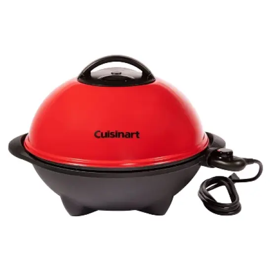 Cuisinart CEG-115 Portable Electric Grill, Red image {3}