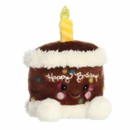Aurora Mini Choco B'day Cake Palm Pals Adorable Stuffed Animal Brown 5" image {1}