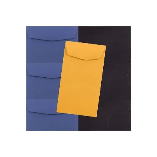 JAM Paper #6 Coin Business Envelopes 3.375 x 6 Brown Kraft Manila 1623992I image {3}