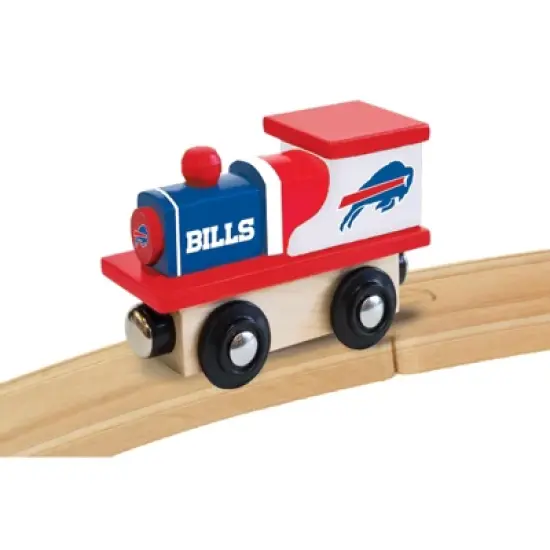 MasterPieces Officially Licensed NFL Buffalo Bills Wooden Toy Train Engine For Kids image {4}