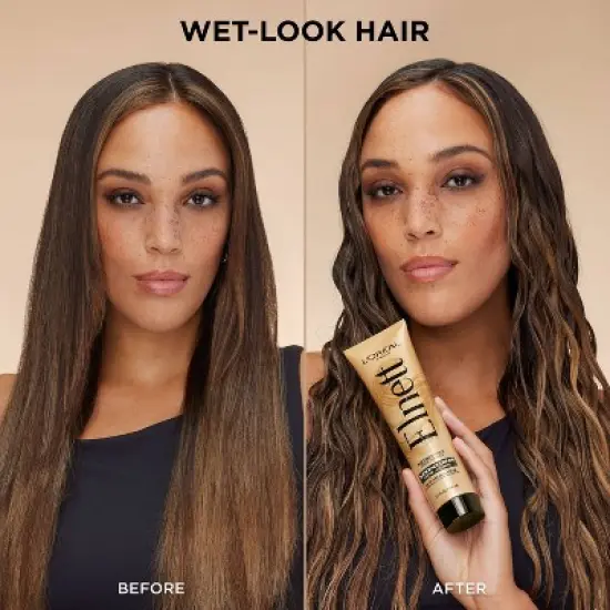 L'Oreal Paris Elnett Anti-Frizz Slick Back Styling Cream for Flexible Hold - 5.1 fl oz image {7}