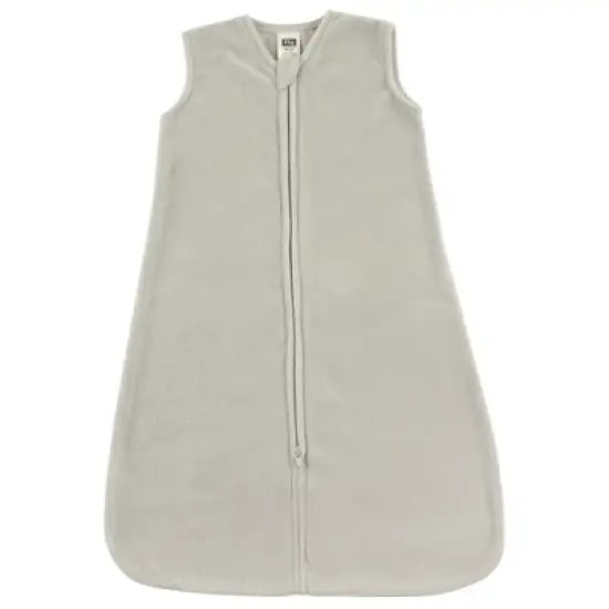 Hudson Baby Infant Plush Sleeping Bag, Sack, Blanket, Solid Light Gray Fleece image {2}