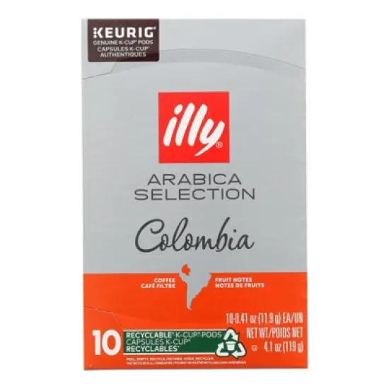 Illy Arabica Selection Colombian Coffee K-Cups - Case of 6/10 ct image {5}