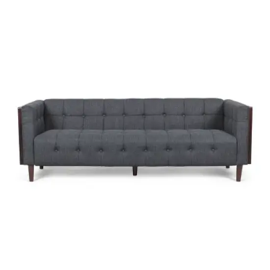 Mclarnan Contemporary Tufted 3 Seater Sofa - Christopher Knight Home image {10}