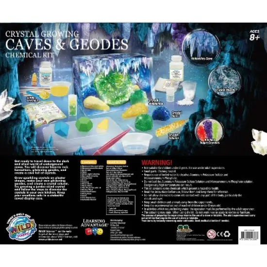 WILD Environmental Science Crystal Growing Caves and Geodes Kit image {3}