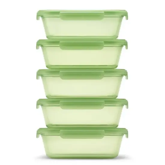 Ello 10pc Snap and Nest Meal Prep Food Storage Containers image {10}
