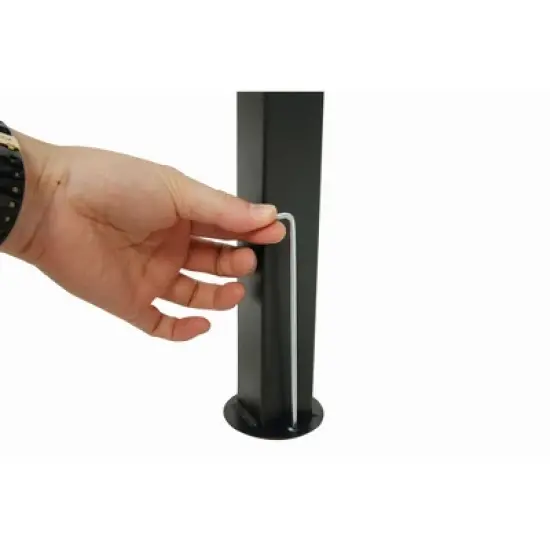 DOMETOUR Outdoor Grill Gazebo 8 x 5 Ft, Shelter Tent, Double Tier Soft Top Canopy and Steel Frame with hook and Bar Counters,Khaki image {6}