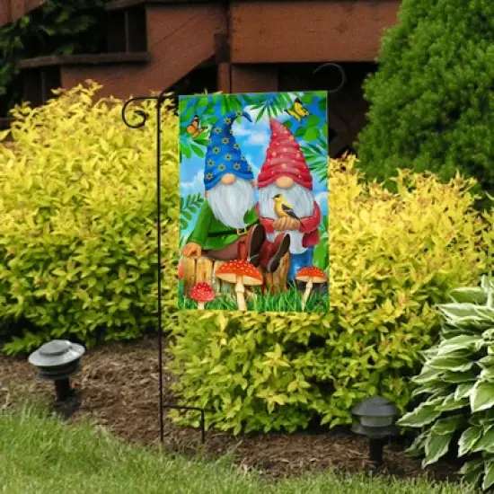 Briarwood Lane Garden Flag 12x18 For Outdoor Gnome Sweet Gnome Spring For Spring Garden Flag Flags For Outside image {3}