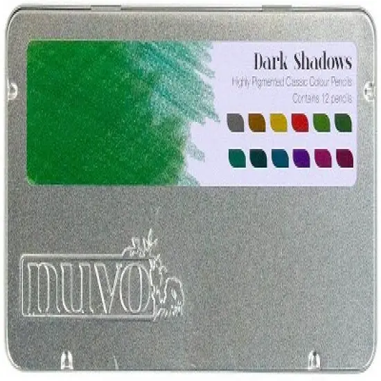 Nuvo Classic Color Pencils 12/Pkg-Dark Shadows image {1}