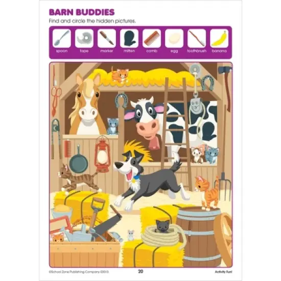 School Zone Activity Fun! Write & Reuse Workbook - (Paperback) image {4}
