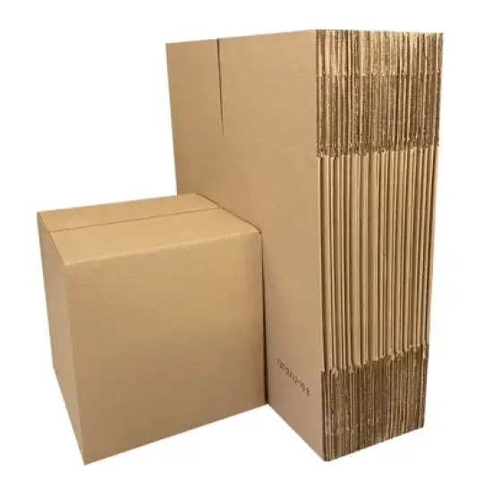 UOFFICE Pack of 25 Corrugated Boxes 12" x 12" x 10" Shipping Cartons image {5}