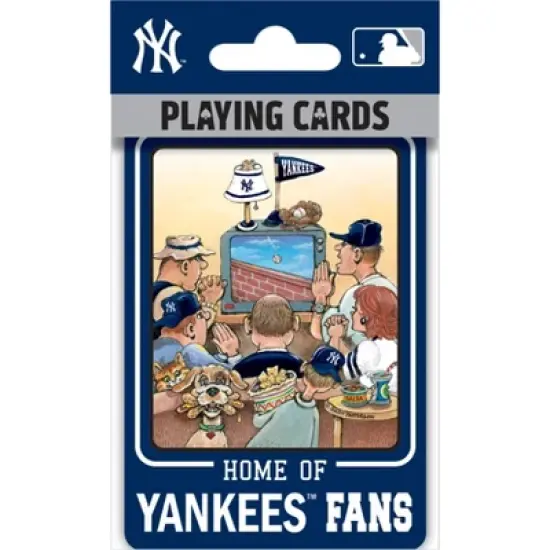 MasterPieces Officially Licensed MLB New York Yankees Fan Deck Playing Cards - 54 Card Deck image {4}