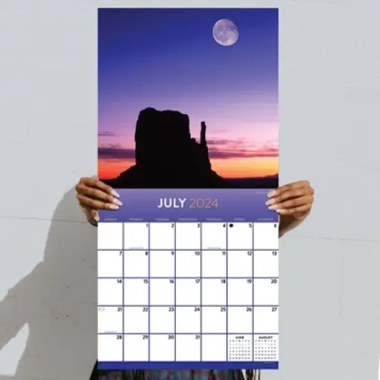TF Publishing 2024 Wall Calendar 12"x12" Moons image {3}