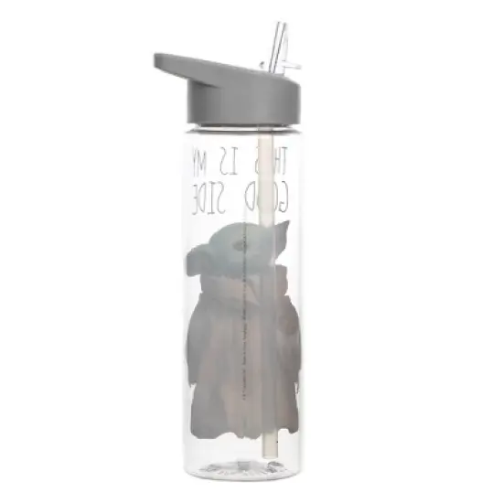 Star Wars Good Side Grogu Mandalorian Tritan Water Bottle image {2}