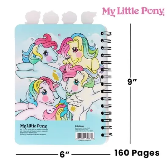 Inkology, LLC My Little Pony Trio 4-Tab Spiral Notebook With 160 Dotted Sheets | 6 x 9 Inches image {6}
